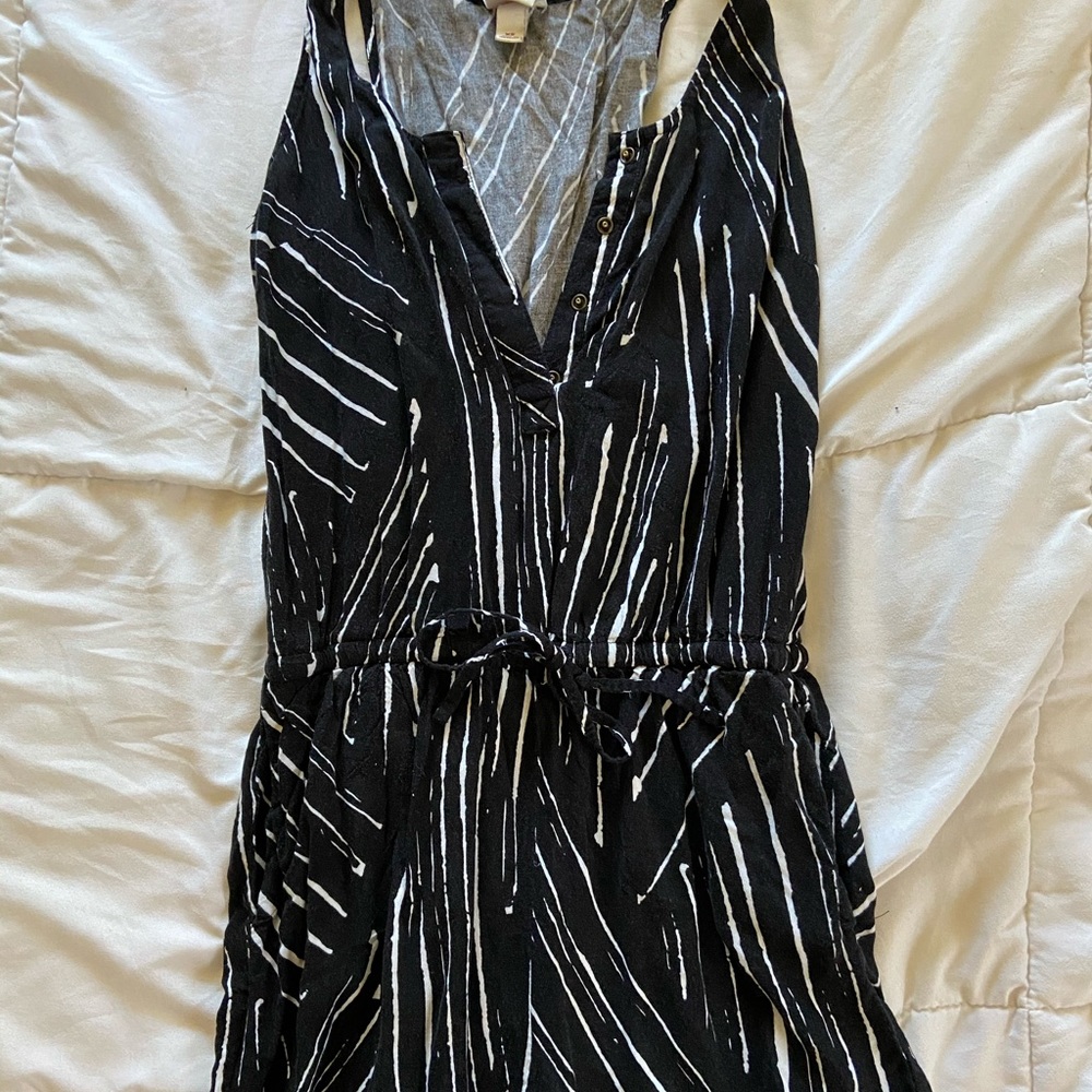 Black and White Romper